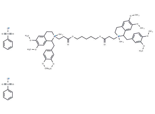 Atracurium besylate Chemical Structure