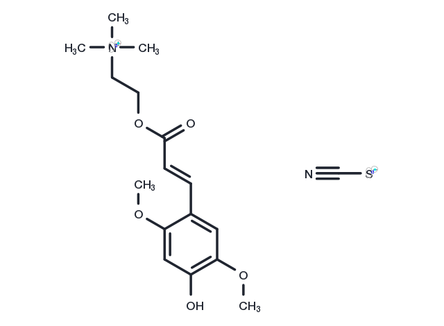 TargetMol Chemical Structure Sinapine thiocyanate