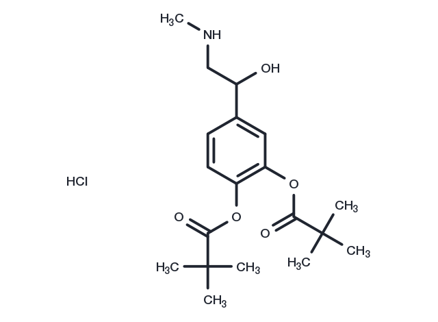 TargetMol Chemical Structure Dipivefrin hydrochloride