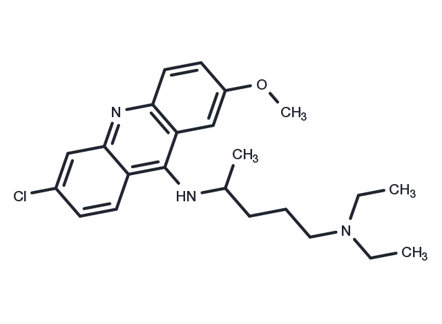 Mepacrine Chemical Structure