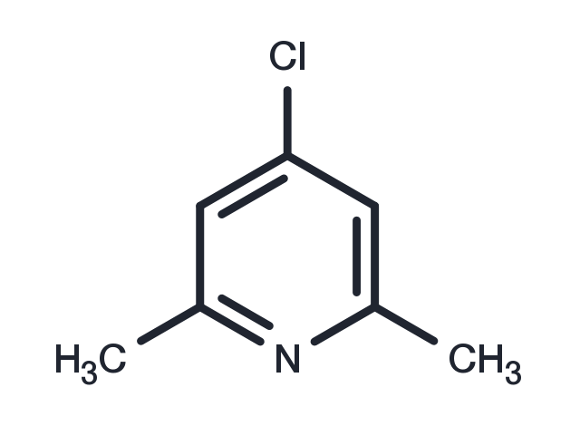 4-Chloro-2,6-dimehtylpyridine Chemical Structure