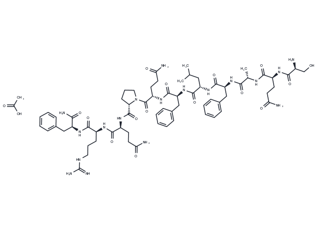 Neuropeptide SF (human) aceate Chemical Structure