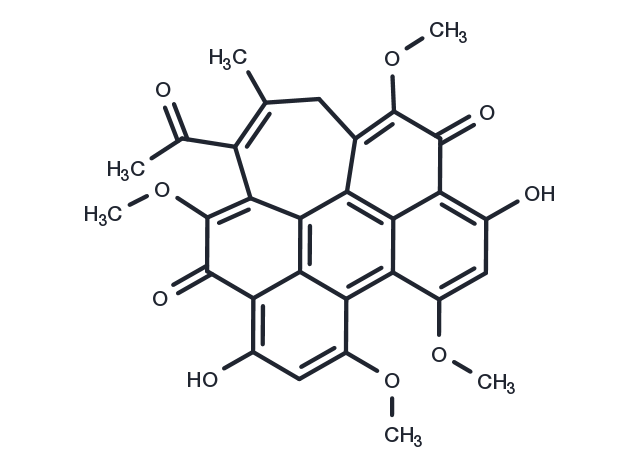 HYPOCRELLIN B Chemical Structure