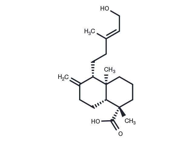 Isocupressic acid Chemical Structure