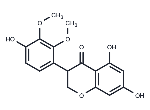 Parvisoflavanone Chemical Structure