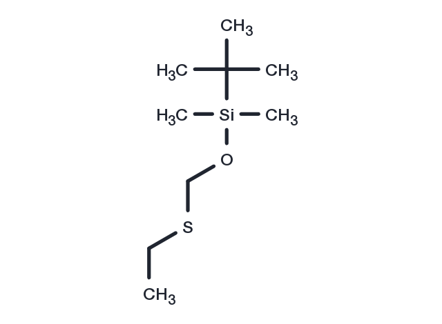 tert-Butyl-(ethylsulfanylmethoxy)dimethylsilane Chemical Structure