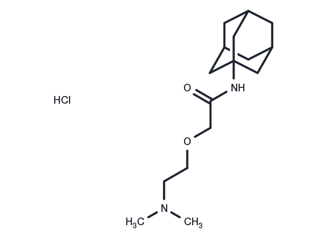 Tromantadine hydrochloride Chemical Structure