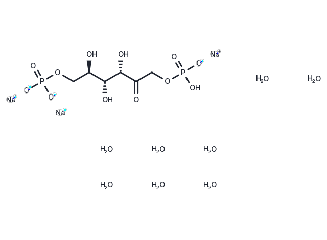 TargetMol Chemical Structure D-Fructose-1,6-bisphosphate sodium salt hydrate