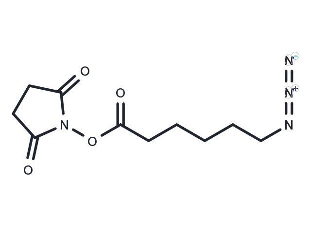 N3-C5-NHS ester Chemical Structure