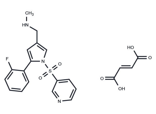 TargetMol Chemical Structure Vonoprazan Fumarate