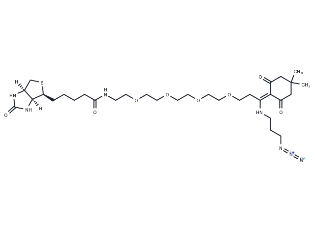 Dde Biotin-PEG4-azide Chemical Structure