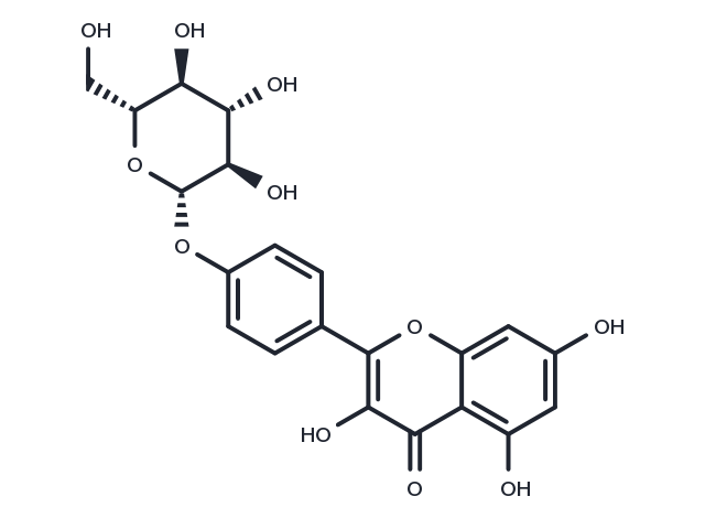 TargetMol Chemical Structure Kaempferol-4'-O-beta-D-glucopyranoside
