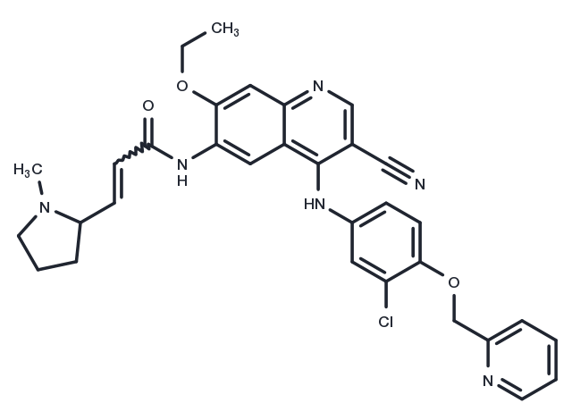 (Rac)-Pyrotinib Chemical Structure