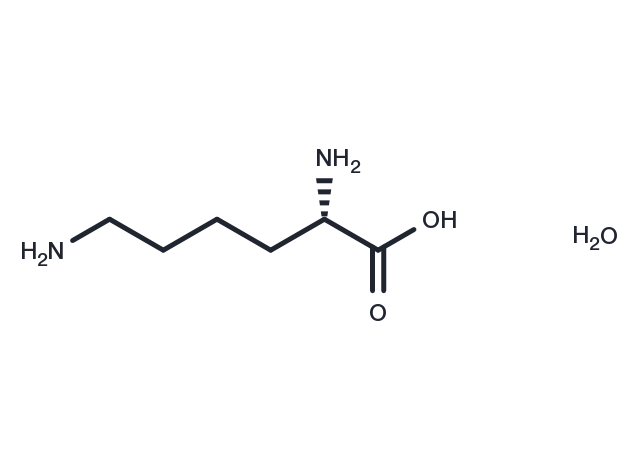 Lysine monohydrate Chemical Structure