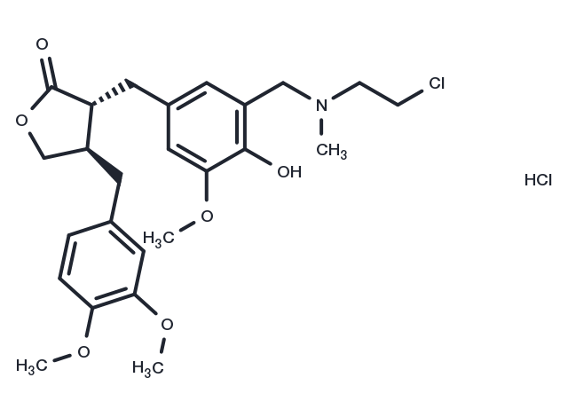 Arctigenin mustard Chemical Structure