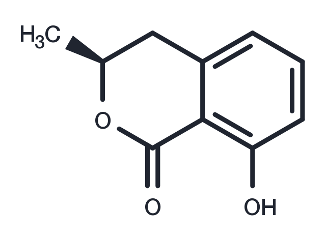(+)-Mellein Chemical Structure