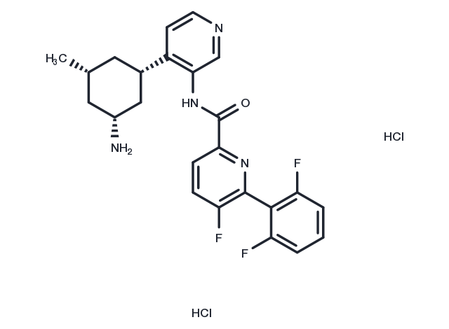 TargetMol Chemical Structure (1S,3R,5R)-PIM447 dihydrochloride