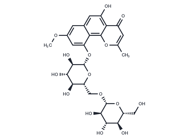 TargetMol Chemical Structure Isorubrofusarin-6-O-β-gentiobioside