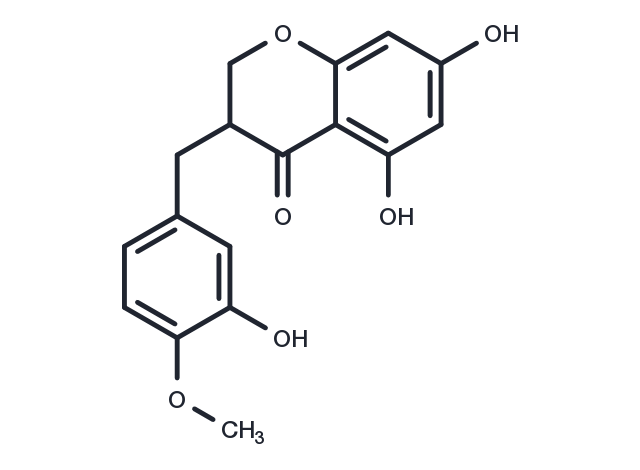 TargetMol Chemical Structure 3'-Hydroxy-3,9-dihydroeucomin