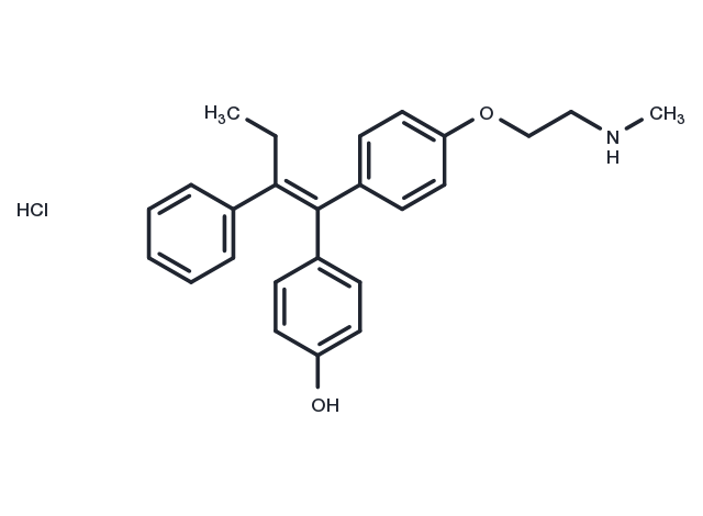 Endoxifen E-isomer hydrochloride Chemical Structure