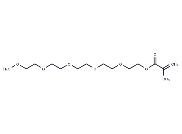m-PEG5-2-methylacrylate Chemical Structure