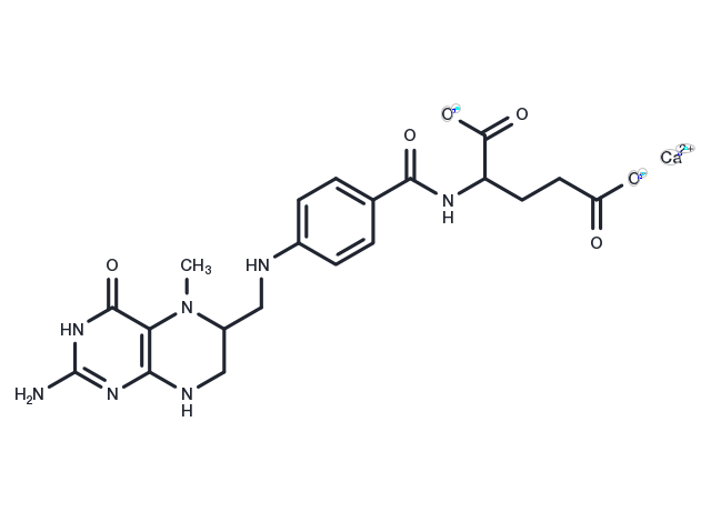 Levomefolate calcium Chemical Structure