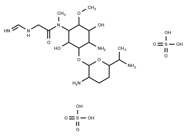 Dactimicin sulfate Chemical Structure