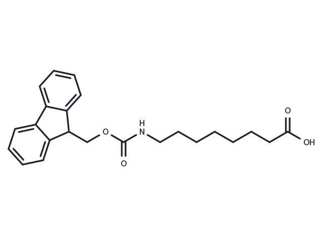N-Fmoc-8-aminooctanoic acid Chemical Structure