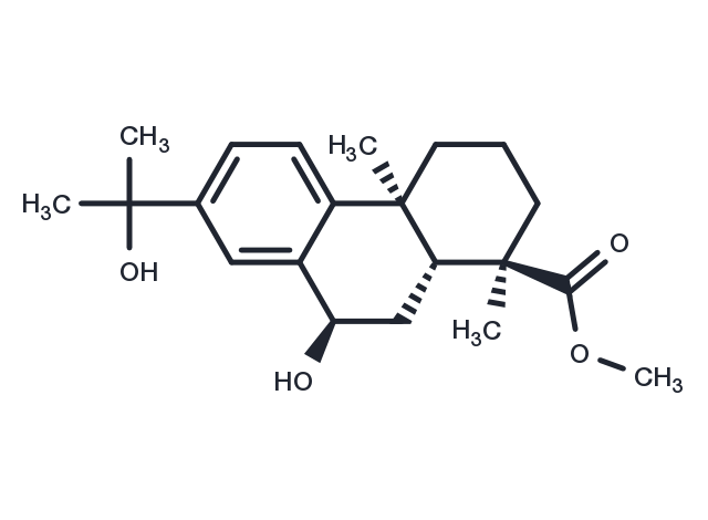 TargetMol Chemical Structure Methyl 7α,15-dihydroxydehydroabietate