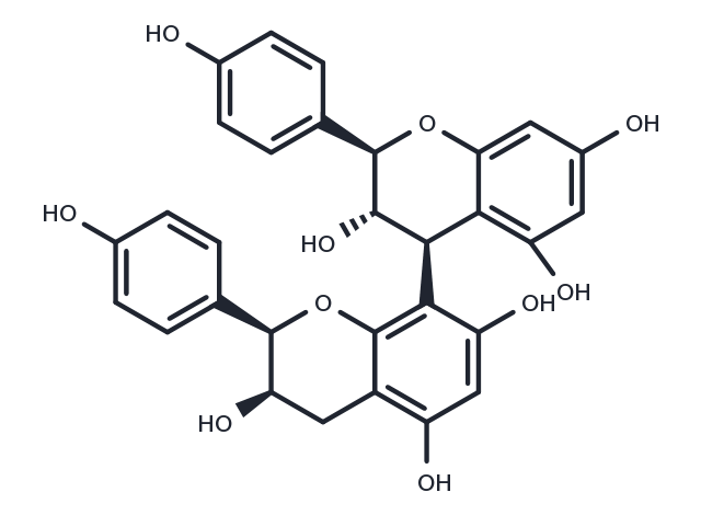TargetMol Chemical Structure Afzelechin-(4α→8)-epiafzelechin