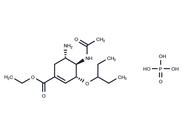 Oseltamivir phosphate Chemical Structure