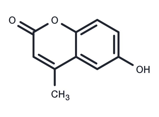 6-Hydroxy-4-methylcoumarin Chemical Structure