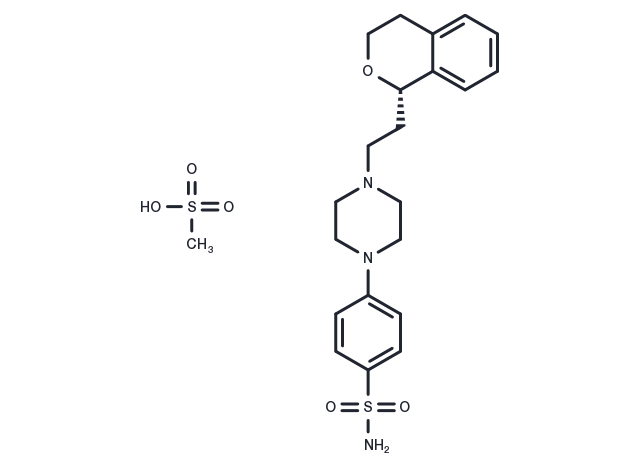 Sonepiprazole mesylate Chemical Structure