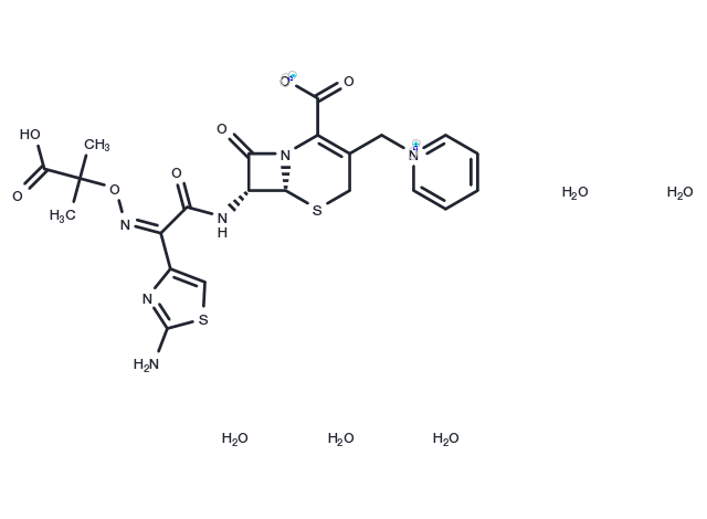 TargetMol Chemical Structure Ceftazidime Pentahydrate