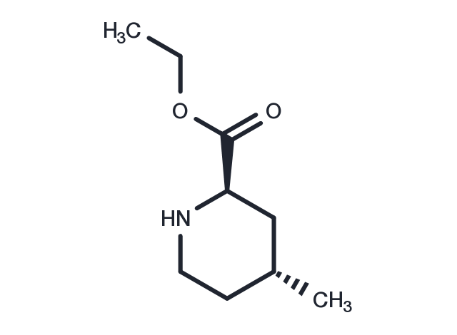 (2R,4R)-Ethyl 4-methylpiperidine-2-carboxylate Chemical Structure