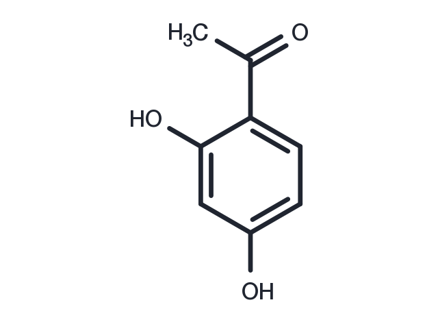 2',4'-Dihydroxyacetophenone Chemical Structure
