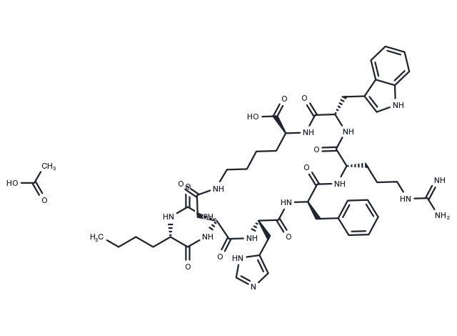 TargetMol Chemical Structure Bremelanotide Acetate
