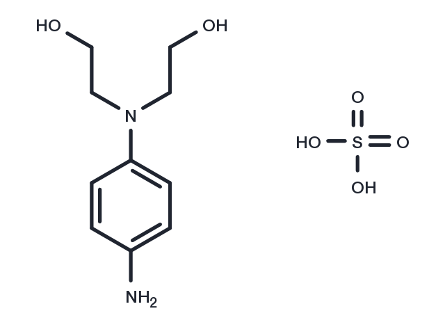 N,N-Bis(2-hydroxyethyl)-p-phenylenediami Chemical Structure