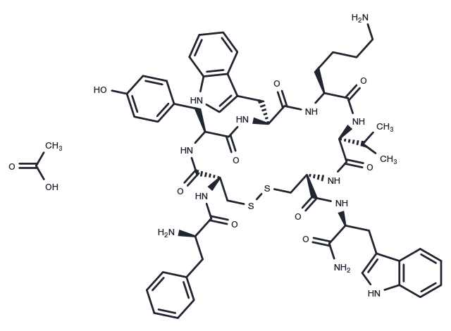 TargetMol Chemical Structure Vapreotide acetate