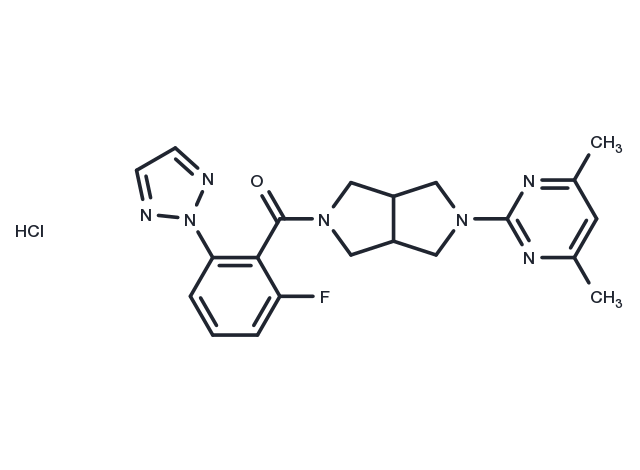 Seltorexant hydrochloride Chemical Structure