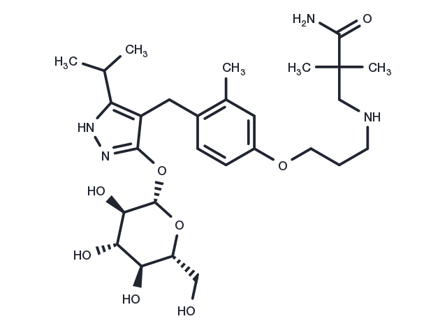 TargetMol Chemical Structure Mizagliflozin