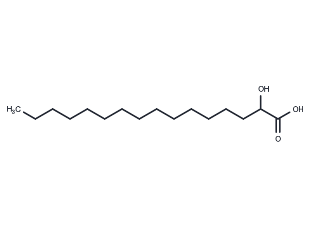 2-Hydroxypalmitic acid Chemical Structure