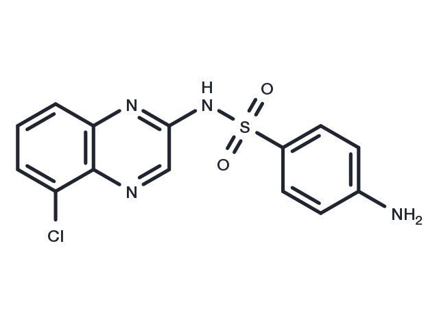 TargetMol Chemical Structure Chloroquinoxaline sulfonamide