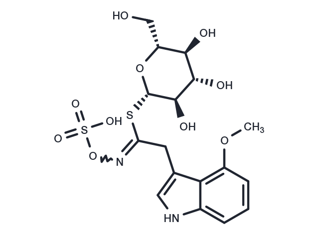 4-Methoxyglucobrassicin Chemical Structure