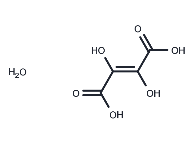 Dihydroxyfumaric acid hydrate Chemical Structure