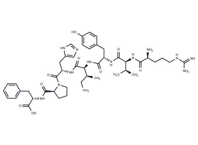 TargetMol Chemical Structure Angiotensin III, human, mouse