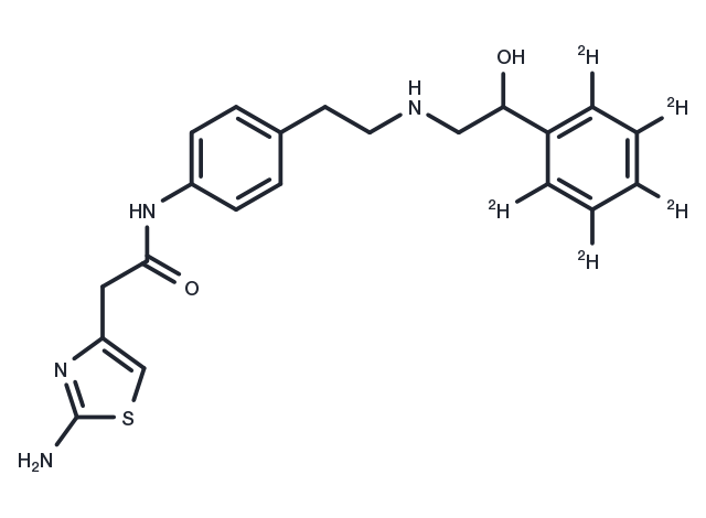 (Rac)-Mirabegron-d5 Chemical Structure
