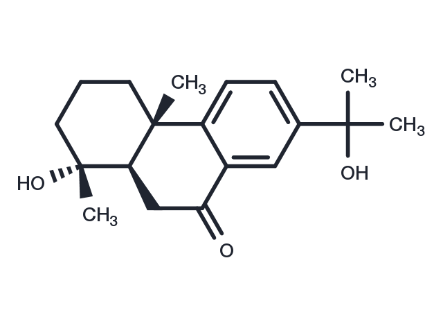 TargetMol Chemical Structure 18-Nor-4,15-dihydroxyabieta-8,11,13-trien-7-one