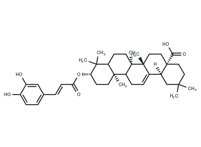 3-O-Caffeoyloleanolic acid Chemical Structure
