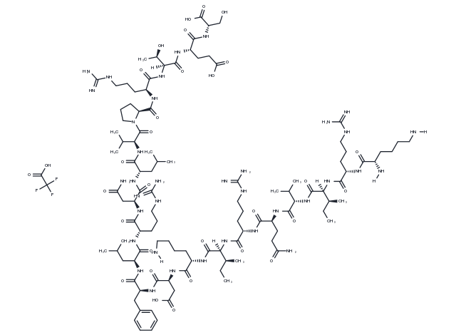 LL-37 (18-37) (human) TFA Chemical Structure